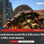 Fiis net sell shares worth rs 2255 crore diis net buy rs 3962 crore shares