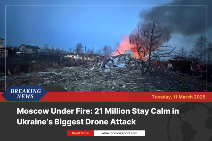 Moscow Under Fire: 21 Million Stay Calm in Ukraine’s Biggest Drone Attack