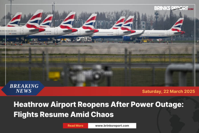 Heathrow Airport Reopens After Power Outage: Flights Resume Amid Chaos