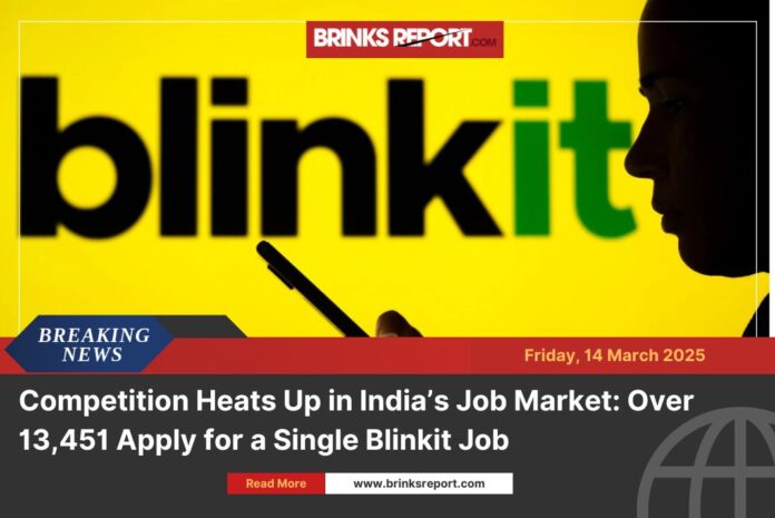 Job Market Crisis: Over 13,000 Apply for Blinkit Jobs in India