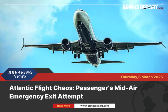 Atlantic Flight Chaos: Passenger’s Mid-Air Emergency Exit Attempt