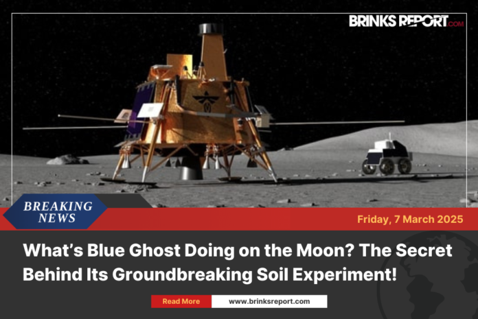 What’s Blue Ghost Doing on the Moon? The Secret Behind Its Groundbreaking Soil Experiment!