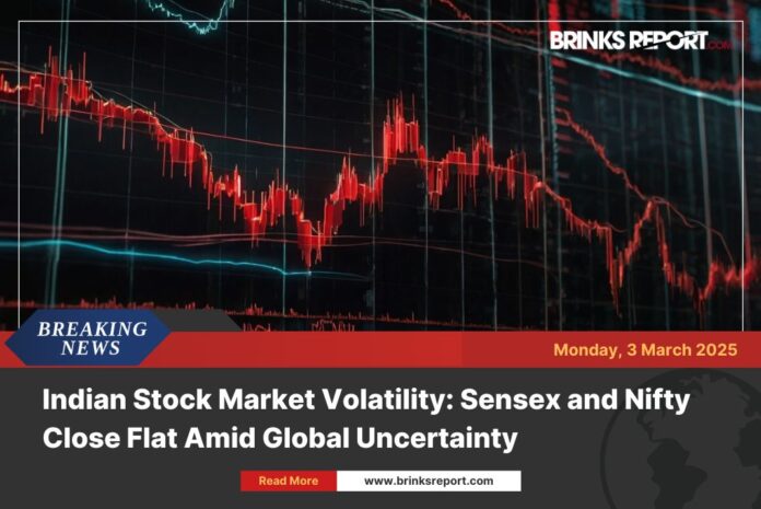 Indian Stock Market Volatility: Sensex and Nifty Close Flat Amid Global Uncertainty