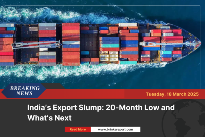 India’s Export Slump: 20-Month Low and What’s Next