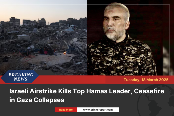 Israeli Airstrike Kills Top Hamas Leader, Ceasefire in Gaza Collapses