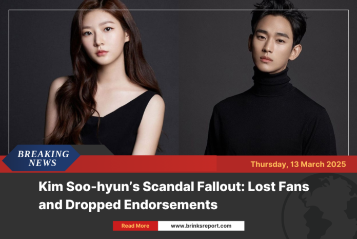 Kim Soo-hyun’s Scandal Fallout: Lost Fans and Dropped Endorsements