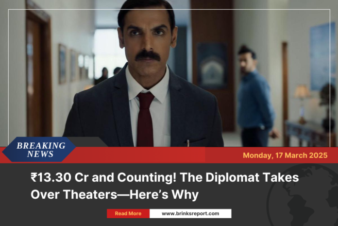 ₹13.30 Cr and Counting! The Diplomat Takes Over Theaters—Here’s Why