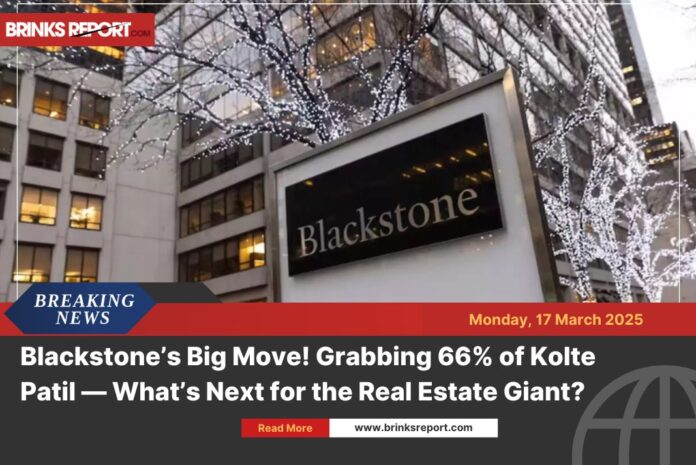 Blackstone to Acquire 66% Stake in Kolte Patil Developers