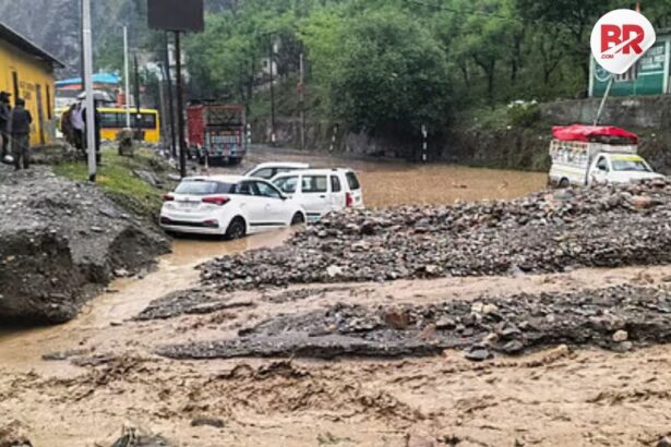 "tragedy in j&k: 3 lives lost as landslides hit after heavy rain, kashmir cut off