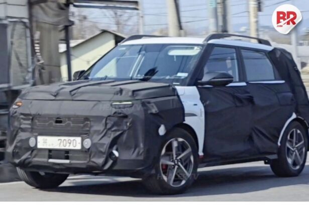 "hyundai venue n-line spotted: new gen sporty suv testing