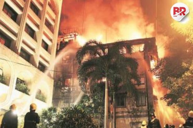 Massive fire breaks out at enforcement directorate office