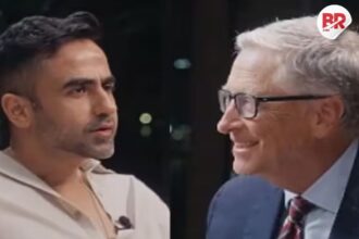 Zerodha ceo nikhil kamath tells bill gates "you're always in hurry". His response