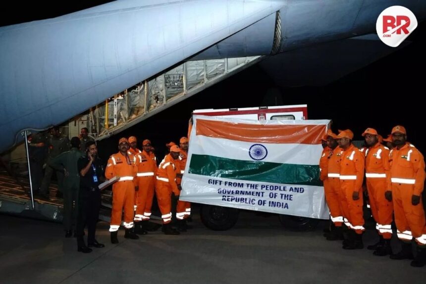 India sends lifesaving food aid to myanmar after earthquake devastation