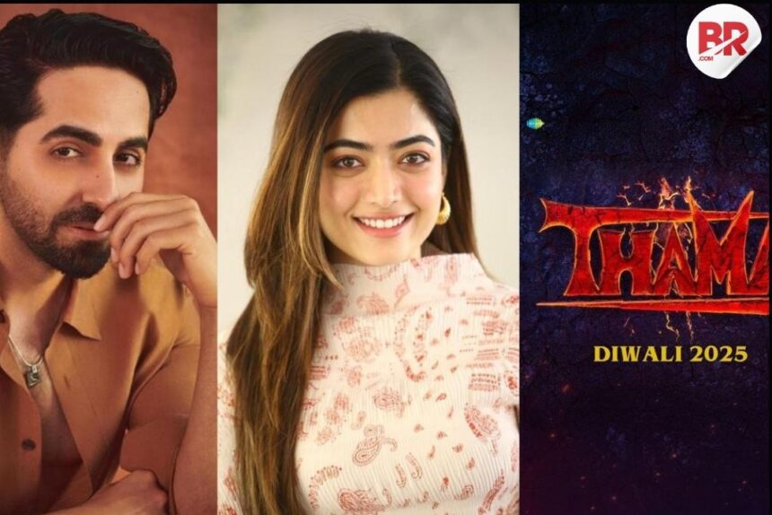 Rashmika mandanna to star in india’s first vampire universe film ‘thama’ – glows at maddock’s 20th anniversary party