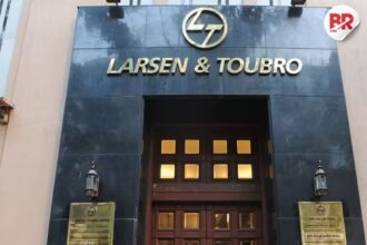 L&t shares rise 3. 9% as q4 profit jumps 25% year-on-year to ₹5,497 crore