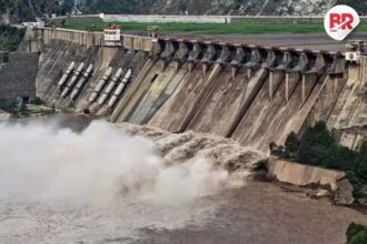 Chenab river swells as india opens baglihar dam gates