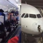 Indigo delhi-srinagar flight faces hailstorm turbulence