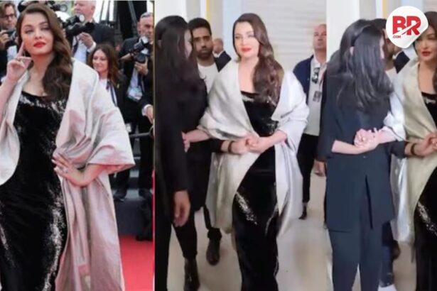 Aishwarya rai stuns in black gown at cannes with daughter aaradhya