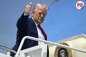 Trump visits u. S. Base in qatar, rejects past gulf intervention