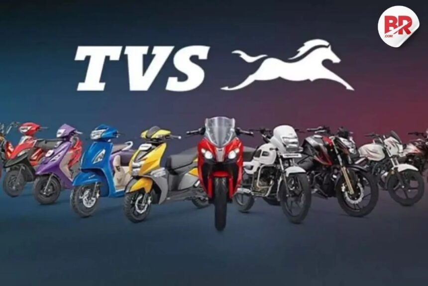 Tvs motor shares surge with export success in april 2025
