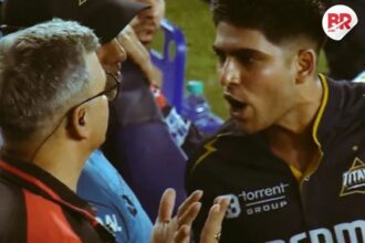Shubman gill in controversy after argument with umpire, fans accuse him of trying to imitate kohli