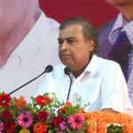 Ril cmd shri mukesh d ambani speaking at the launch of prof m m sharmas biography 1