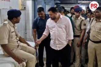 Bihar: truck hits tejashwi yadav’s escort vehicle; 3 cops hurt in vaishali