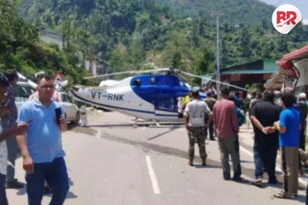 Kedarnath helicopter makes emergency landing in guptkashi