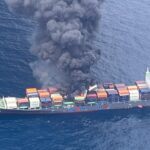 Explosion on singapore ship near kerala coast; navy responds