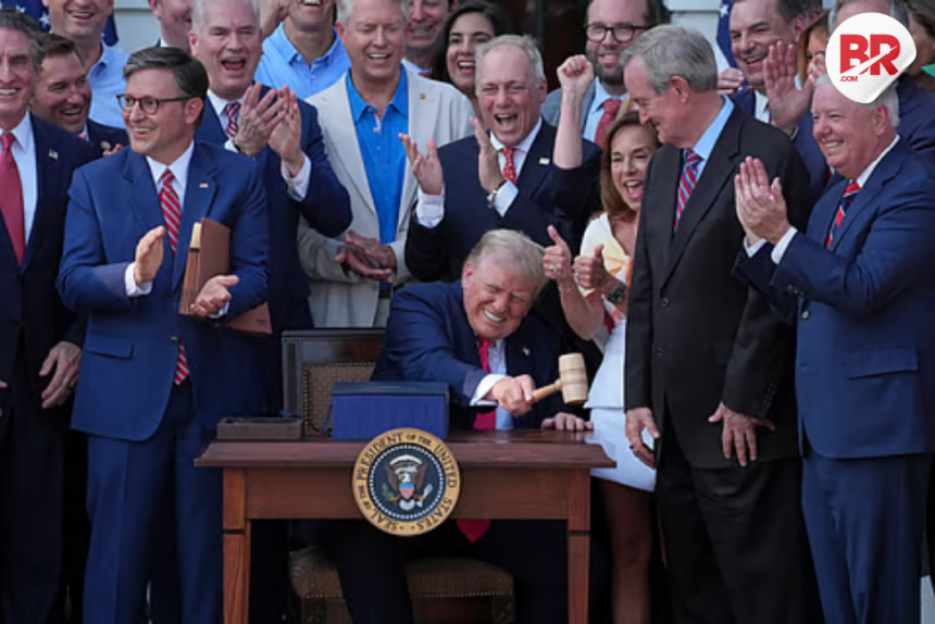 ‘promises kept! ’ trump signs trillion-dollar ‘one big beautiful bill’ as fighter jets roar on july 4 1 One big beautiful bill