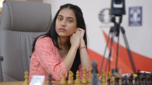 India s divya deshmukh during the women s world cu 1753700594913